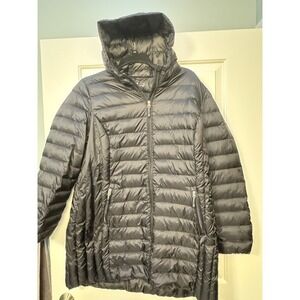 Aventure Women's Jacket Puffer Down Women's 2XL Black Zip Pockets Eco Friendly